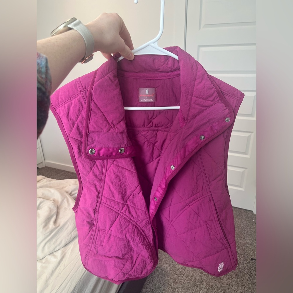 Free people quilted vest
